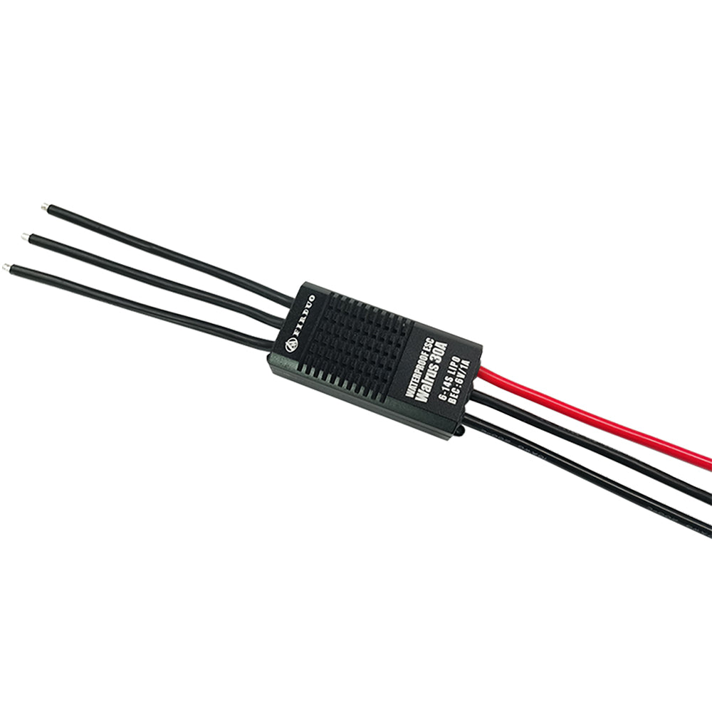 Firduo Walrus 14S Fully Waterproof Brushless ESC All-Metal Case Front View