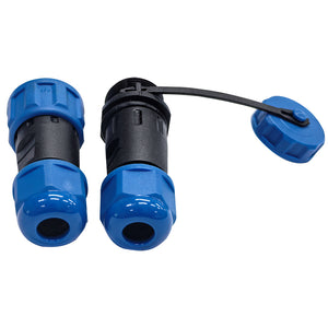 Firduo FD05 24A 1-core IP68 connector gold-plated T2J copper contacts close-up