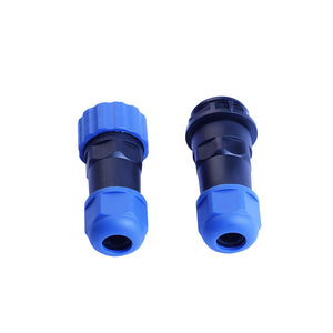 Firduo 120A TP ZX IP68 waterproof connector mated plug and socket assembled view