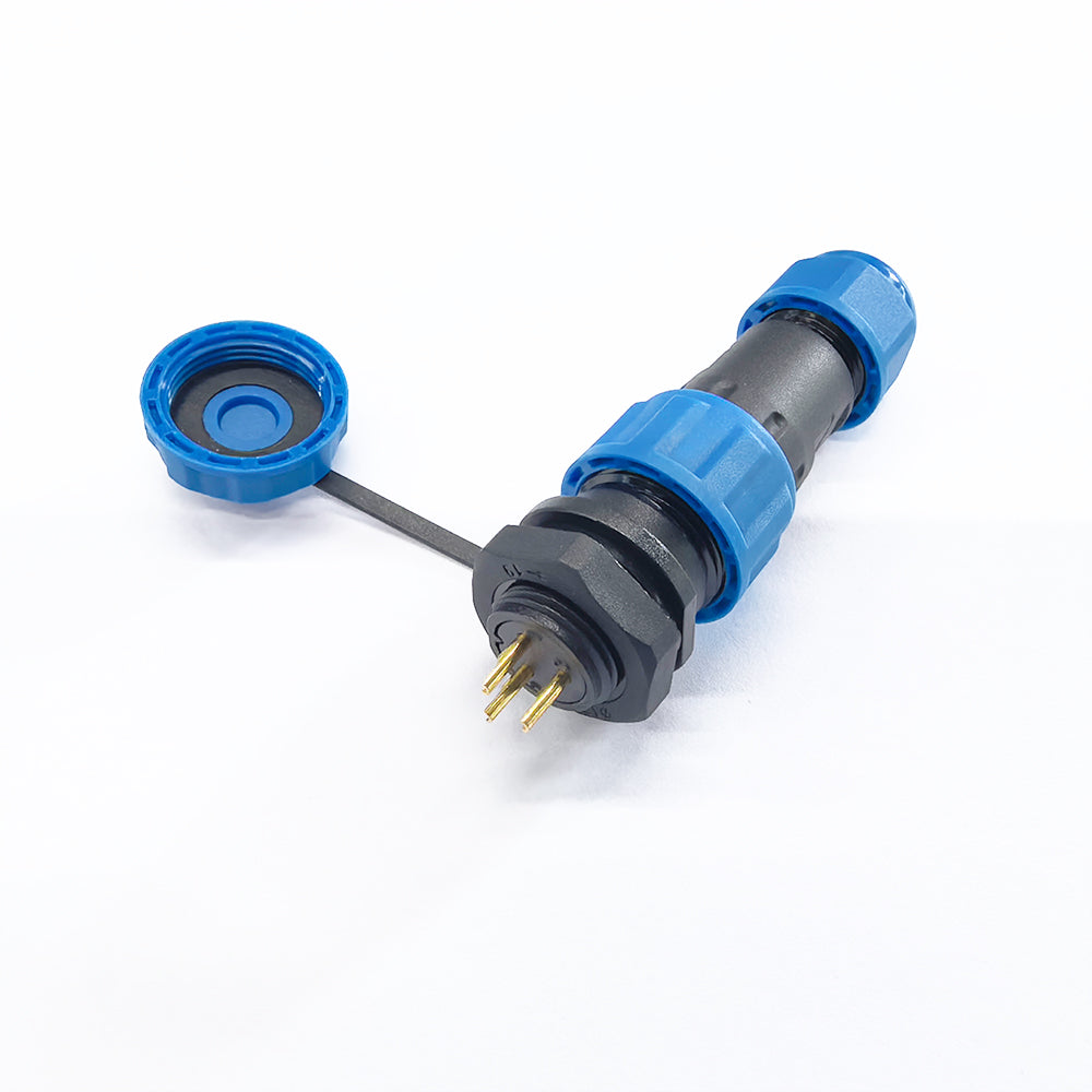 Firduo FD05-5A waterproof connector threaded locking mechanism and anti-misfit keying