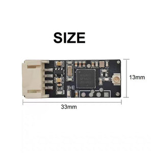 Firduo FD2.4 Bluetooth module size comparison 33x13x7.3mm lightweight for DIY EV and eFoil builds