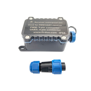 Firduo IP68 waterproof receiver box overview PC V0 body with FD05-5A connector