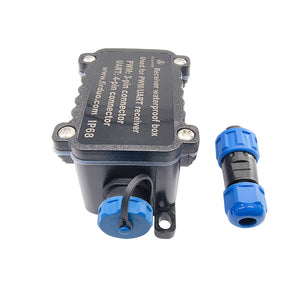 	Firduo IP68 waterproof receiver box installed in eFoil board enclosure application