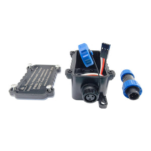 Firduo IP68 waterproof receiver box PWM variant with Dupont 2.54-3P pigtail for PPM receiver
