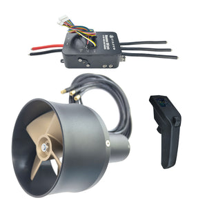 Firduo 3.7KW eFoil Kit – T2000 Thruster with 1300mm Cable, Manatee 100 Pro ESC, and VX3 Remote Controller