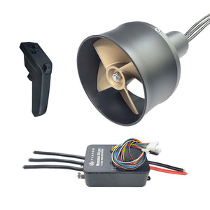 Firduo 3.7KW eFoil Kit – Complete Set: T2000 Underwater Thruster, Manatee 100 Pro VESC, VX3 Waterproof Remote