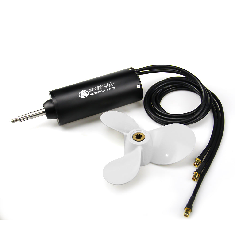 Brushless Motor Sensorless Amphibious Fully Waterproof motor 65162 120KV|100KV 6000W for Efoil|Electric surfboard|RC Boat|Esurf