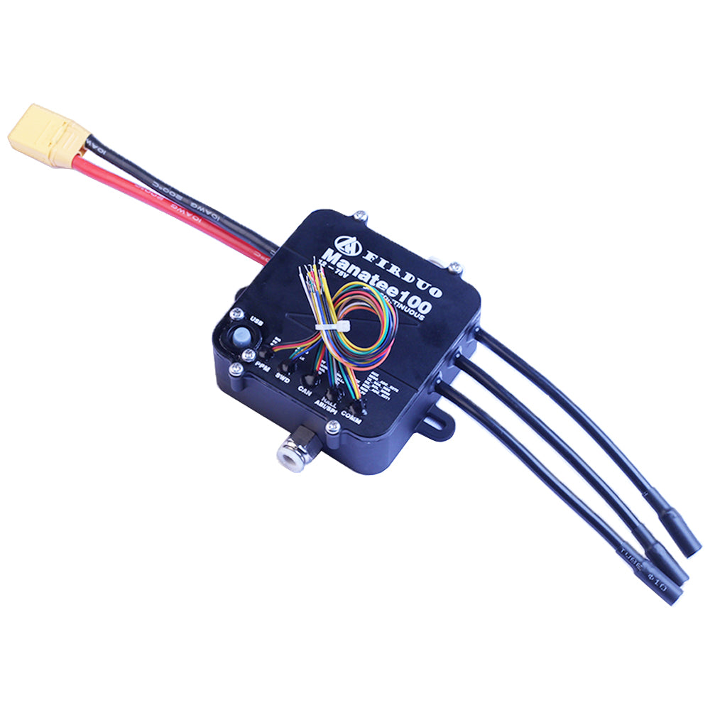 Firduo Manatee 100 75V 100A Water-Cooled VESC ESC for Electric Surfboard eFoil Skateboard
