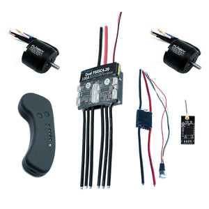 Group D9 Electric Skateboard Kit (Includes dual FSESC4.20  and BLDC 6354 Motors) (4273864605831)
